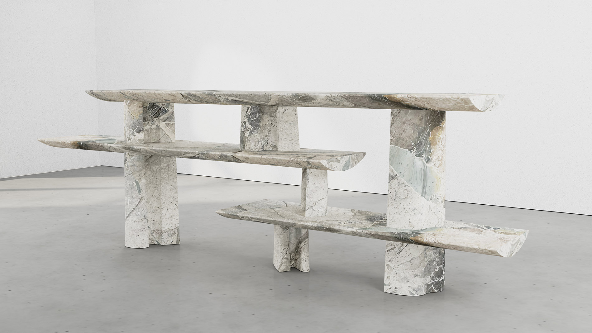 Bellagio Breccia Blue Collection - Melchiorri Studio Gallery by Sauro Melchiorri