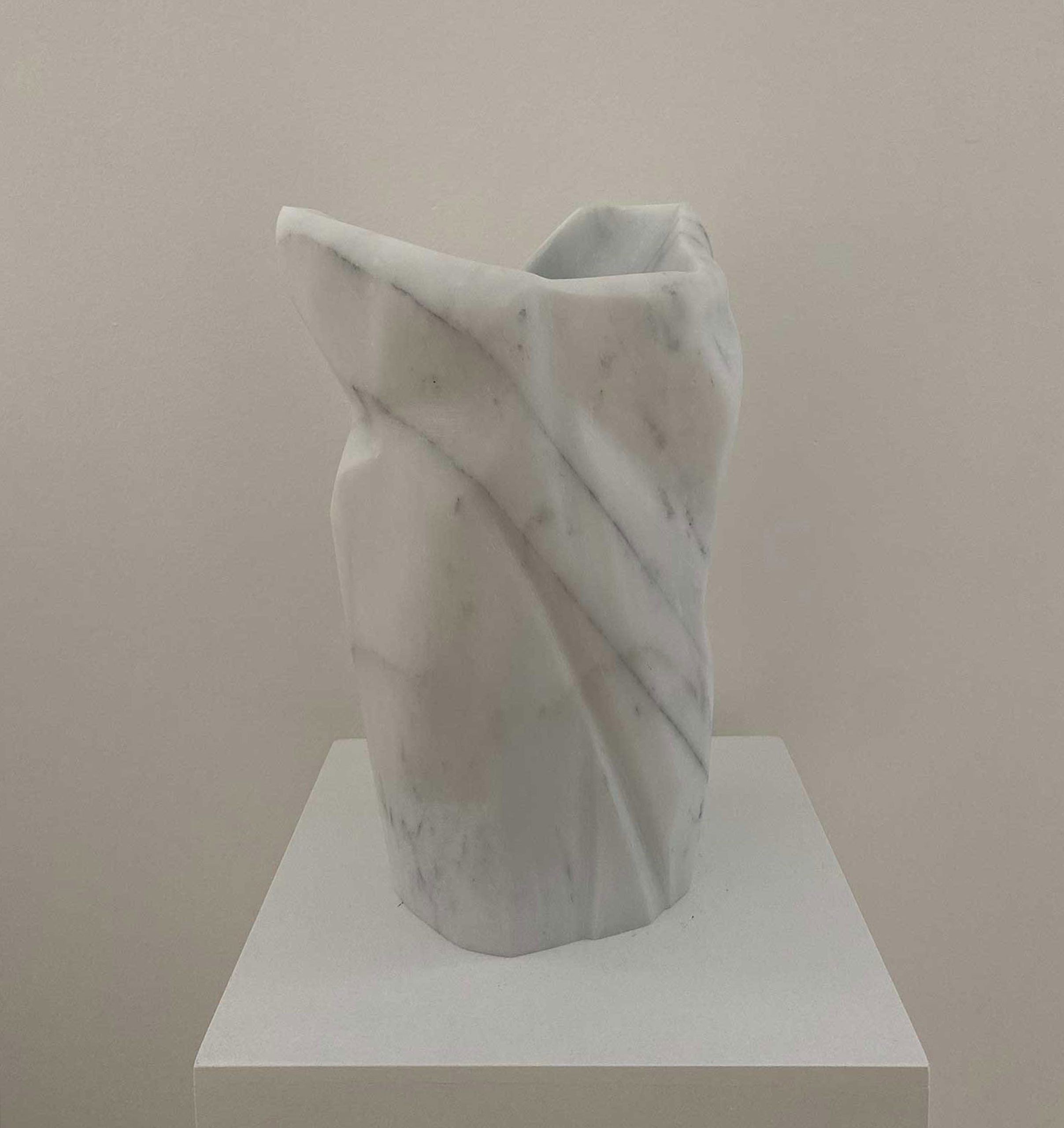 Capri Collection by MelchiorriStudioGallery - Achille Marble Vase - Limited Edition in Calacatta Marble - Handcrafted