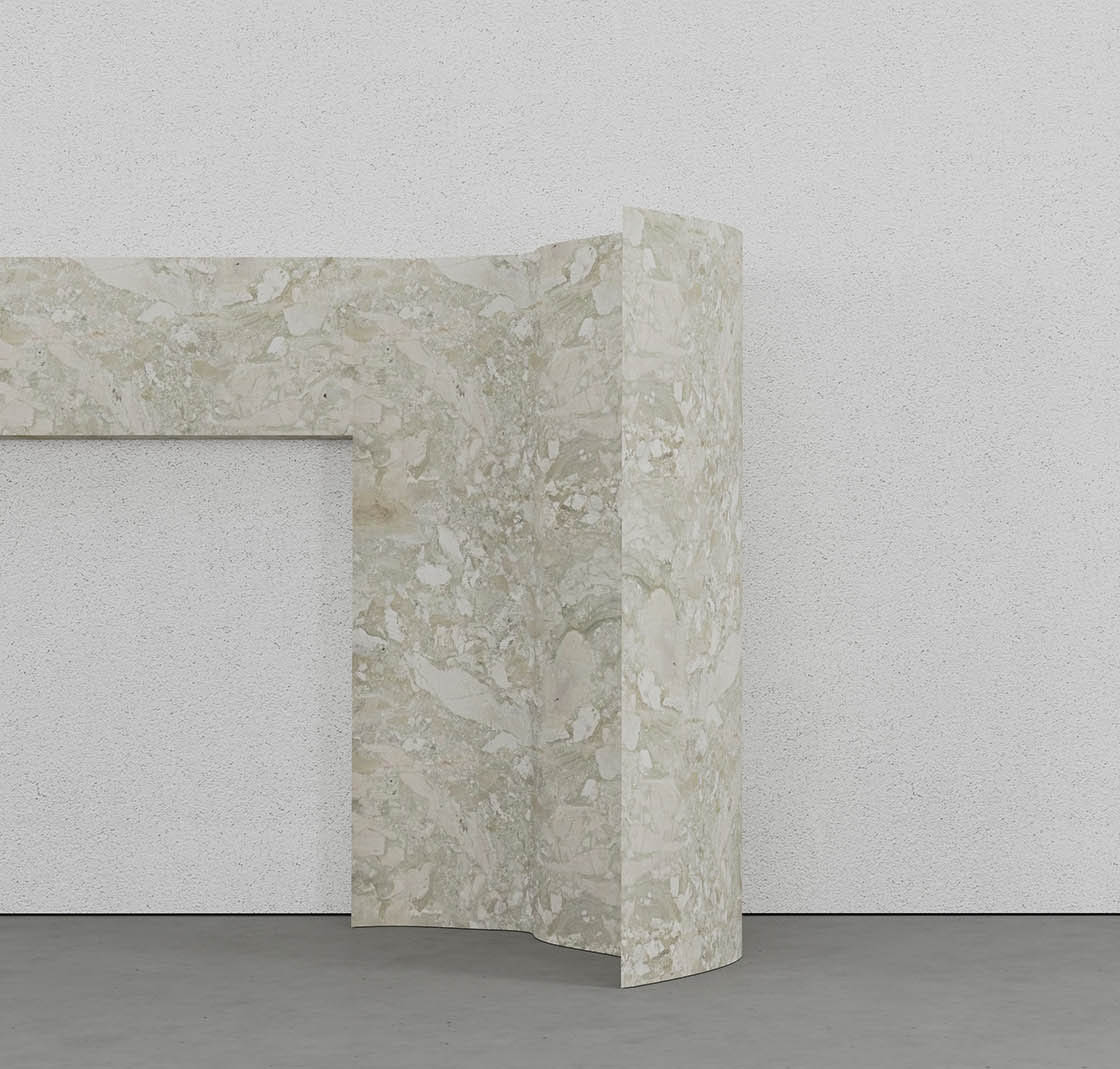Cernobbio Collection by MelchiorriStudioGallery - Fireplace - Limited Edition in Ceppo Siciliano Marble - Handcrafted, hand carved marble